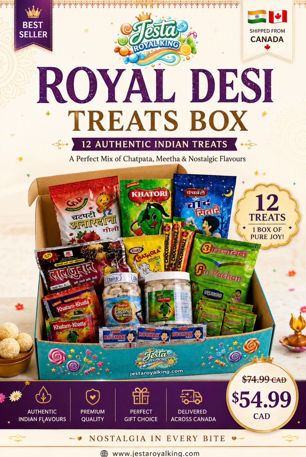Royal Desi Treats Box 🇨🇦