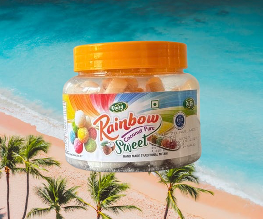 Rainbow Coconut candy | jesta royal king